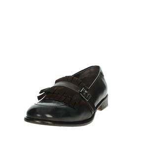 Mocasín Veni para hombre 1V008, zapato formal de cuero negro sin cordones. - Product Image 6