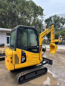 Excavadora de cadenas Komatsu PC20 MR, miniexcavadora amarilla con capacidad de cazo de 0.03m³ - Product Image 5