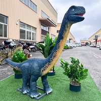 Modèle de dinosaure animatronique mécanique réaliste en métal pour parcs d'attractions, parcs d'aventure et centres commerciaux