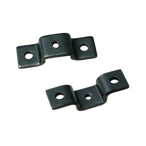Steel Alloy Automotive <b>Bracket</b> Black Electrophoretic Surface CNC Machined Stamping Process - Product Image 5