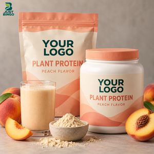Poudre de protéines halal en sachets individuels, saveur personnalisée et impression d'étiquette de marque - Product Image 1