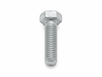 Baut Hexagonal Baja Karbon Galvanis Celup Panas M10x35 Grade 8.8, Pengikat Tugas Berat untuk Perakitan Peralatan Industri