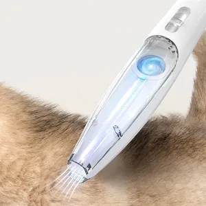 Nueva afeitadora de succión para mascotas que se carga con luz para gatos, afeitadora de pies, pelo de Palma con succión, cortadora eléctrica para mascotas