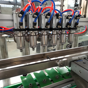 Máy chiết rót và đóng nắp 4 đầu, dùng cho mứt, tương cà, <span class=keywords><strong>mayonnaise</strong></span>, mật ong, bơ đậu phộng, bơ đậu nành, bơ đậu tương, tương ớt, bơ đậu nành dạng gói, bơ đậu nành dạng tuýp, bơ đậu nành dạng chai PET 200ml, bơ đậu nành dạng tuýp nhỏ. - Product Image 3