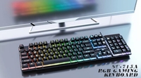 Clavier de jeu ultra-fin personnalisé de haute qualité avec interrupteurs multicolores rétroéclairés par LED et touches filaires