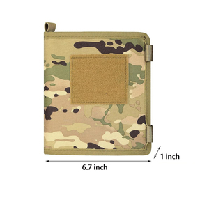 Waterproof Oxford TPU <b>Camouflage</b> Notebook Storage Bag Multi Interior Slot Pocket Soft Handle Outdoor Sports Field Record Notepad - Product Image 4