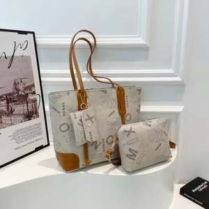 Sac fourre-tout pour femme de haute qualité, grande capacité, en cuir PU, sac à bandoulière pour femme, vente en gros de sacs à main pour femmes - Product Image 2