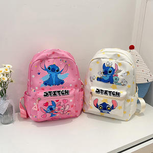 Mochila cosida de alta calidad de dibujos animados de Anime de gran capacidad para niños, bolso informal con grafiti, hombro bonito para estudiantes - Product Image 2