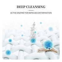 Détachant de taches parfumé personnalisé, haute mousse, écologique, biodégradable, 50%-80% d'ingrédients actifs, parfum lavande, jetable pour le linge