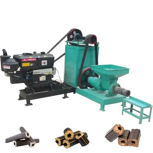 17KW Rice Husk Straw Biomass Briquette Making Machine Press Machine Biomass Briquette Machine