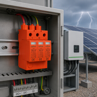 Système photovoltaïque EBASEE/OEM EBS7UZ 500/600V DC SPD 20kA-40KA Dispositif de protection contre les surtensions