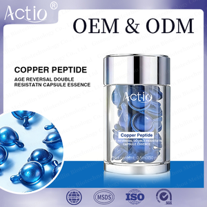 Crème Sérum en Capsules au Cuivre Peptidique Bleu avec Logo Personnalisé pour Lissage des Rides et Raffermissement GHK <span class=keywords><strong>Cu</strong></span> SNAP-8 Peptide Cream - Product Image 2