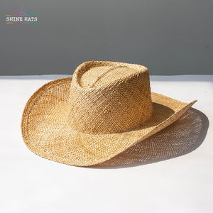 Shinehats <span class=keywords><strong>Sombrero</strong></span> de Paja de Ala Enrollada, <span class=keywords><strong>Sombrero</strong></span> de Paja de Ala Ancha, Vaquero Panamá, Venta Al por Mayor - Product Image 2