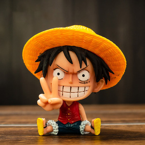 Figuras de juguete de anime de PVC de cabeza grande estilo Q, Luffy, <span class=keywords><strong>Zoro</strong></span>, Chopper, Ace, Boa Hancock, caja sorpresa, decoración, venta al por mayor - Product Image 3