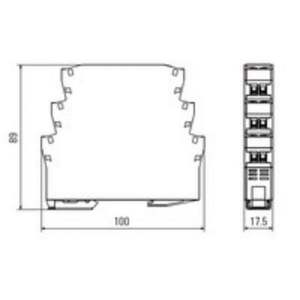 Weid Muller EPAK-CI-CO (N.º de Pedido) 7760054181) Convertidor/Aislador de Señal Analógica Serie EPAK, Entrada/Salida de 4-20 MA - Product Image 3