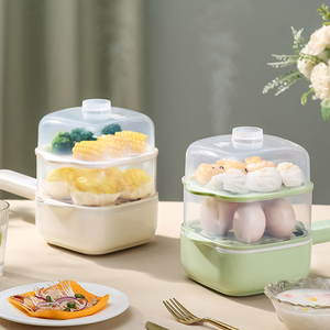 Nồi hấp trứng chiên đa chức năng nhà bếp trứng tự động mini ký túc xá nhà sản xuất bữa sáng - Product Image 5