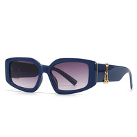 2024 moderno ojo de gato marca de lujo gafas de sol negras mujeres hombres moda clásica diseño de bloqueo dorado Retro Cool Sexy gafas de sol cuadradas
