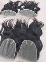 HD Dentelle Fermeture Transparente Original Birman Curly 100% Cheveux Humains Naturels pour Femmes Noires de Cheveux Humains Vietnamiens