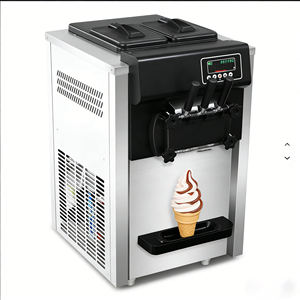 Máquina de helado suave personalizable de tres sabores, tamaño compacto, para camiones de comida, catering móvil, eventos, alquiler y negocios. - Product Image 1