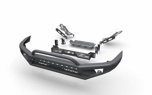 Lc120 Heavy-Duty Explorer front bumper Carbon thép off-road - Product Image 3