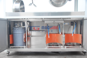 Máquina de palomitas eléctrica automática Máquina de palomitas de maíz de acero inoxidable para uso profesional de cine - Product Image 4