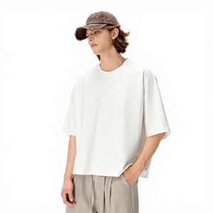 Camiseta de Hombre con Hombros Caídos OEM ODM, Proveedor Mayorista de Calidad Premium, Su Solución Integral para Todo Tipo de Camisetas con Impresión - Product Image 6