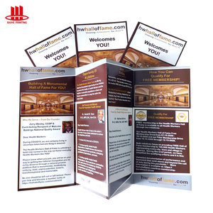 Papel de impresión de folletos personalizado de alta calidad OEM Dz21 Flyers Flyer <span class=keywords><strong>Folleto</strong></span> Servicio de folletos comerciales Etiquetas colgantes Impresión de folletos - Product Image 6