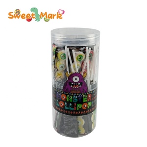 OEM fabricante de dulces Halal Monster Eye semáforo dulce piruleta palo de caramelo - Product Image 2