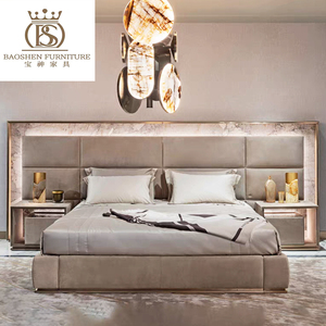 Fabricante BS Personaliza <span class=keywords><strong>Muebles</strong></span> <span class=keywords><strong>de</strong></span> Dormitorio <span class=keywords><strong>de</strong></span> Lujo <span class=keywords><strong>de</strong></span> Diseño Italiano <span class=keywords><strong>de</strong></span> Alta Calidad para Casas <span class=keywords><strong>de</strong></span> Huéspedes, Hoteles y Villas - Product Image 2