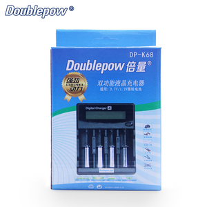 Doublepow เครื่องชาร์จแบตเตอรี่อเนกประสงค์ K68 3.7V 18650 Li Ion ชาร์จแบตเตอรี่ AA AAA 3.7V 21700 26650ชาร์จแบตเตอร์32650 - Product Image 6