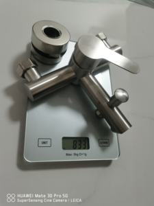 Robinet de <span class=keywords><strong>douche</strong></span> mural moderne en nickel brossé, <span class=keywords><strong>mitigeur</strong></span> de baignoire à poignée unique avec inverseur, finition en acier inoxydable pour salle de bain - Product Image 4