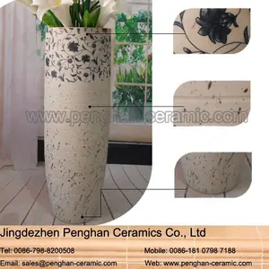 Modern ev ve bahçe dekorasyon çömlek çiçek romence galle vazo
