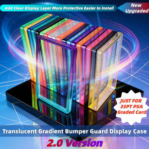 Y Y Junmei เคสป้องกันแบบแผ่นสำหรับการ์ดรุ่น35PT ทำจาก TPU+PC ด้านหลังใสพร้อมดีไซน์กลิตเตอร์ไล่ระดับสุดเท่สำหรับการ์ดแนวสปอร์ต - Product Image 5