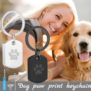 Paslanmaz Çelik Çevre Dostu Pati Baskılı Köpek Kedi Külleri İçin <span class=keywords><strong>Urn</strong></span> Kolye Anahtarlık Külleri Etiketli Anahtarlık DEM/DOM Mevcut - Product Image 5