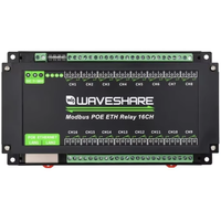 Módulo de Relé Ethernet de 16 Canales Aismartlink, Protocolo Modbus RTU/Modbus TCP, Puerto Ethernet, Varios Circuitos de Aislamiento y Protección