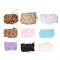 Papier artisanal jetable écologique non toxique pour remplissage de boîtes cadeaux de fête, papier raphia froissé recyclé spécial, impression offset