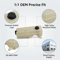 Nouveau réservoir de liquide de refroidissement, réservoir d'expansion du radiateur, remplacement pour VNL CXU VNM CHU OEM603-5504