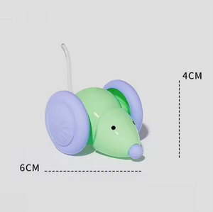 ماوس ليزر لسيارة الحيوانات الأليفة من البلاستيك الصديقةلعبة القط للترفيه الذاتي عصا القط للكلاب لعبة جديدة تحت عنوان الرسوم الم - Product Image 3