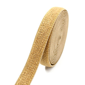 亚麻平织4厘米织带，经Oeko-Tex认证，适用于鞋类、家纺、箱包，可定制颜色，<span class=keywords><strong>JSL</strong></span> NO.678 - Product Image 1