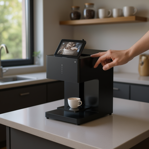 Machine à café intelligente PSEB2-Pro, imprimante 3D pour latte art 600 dpi, contrôlée par application, avec Wifi et encre comestible - Product Image 2
