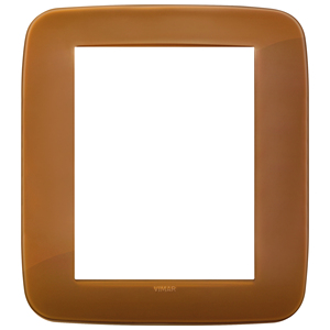 Vimar Placca Round 8M Reflex Caramel 18.5x18.5mm Wall <b>Switch</b> Cover - Product Image 1