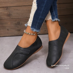 <span class=keywords><strong>Ballerine</strong></span> da <span class=keywords><strong>Donna</strong></span> Primavera-Estate Stile Vintage, Tinta Unita, Punta Rotonda, Chiusura con Gancio e Anello, Leggere e Traspiranti, Tomaia in PU Morbido - Product Image 4