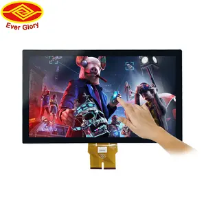 Industrial 23,8 pulgadas alto brillo multitáctil USB Pcap capacitivo impermeable TFT pantalla táctil Módulo de pantalla LCD