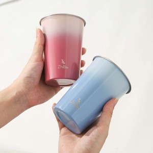 ZhiBei Stainless Steel Drinking Cup Gradient Color Coffee Mug 350Ml For Everyday Use - Product Image 3