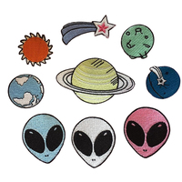 Nouveaux produits 2026 – Écussons brodés promotionnels personnalisés et colorés, motifs de dessins animés mignons, thermocollants, pour vêtements, badges brodés