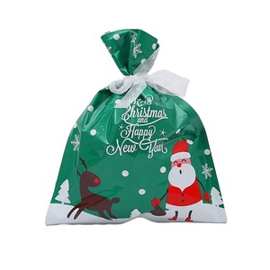 Recyclable Doré Laminé Kraft Boîte <span class=keywords><strong>De</strong></span> Noël <span class=keywords><strong>Sac</strong></span> Auto-scellant Boutique Sacs En Plastique Transparent En Gros - Product Image 5