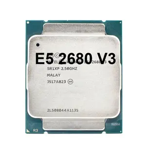 Xeon E5 2680 V3 Processor SR1XP 2.5Ghz 12 Core 30MB Socket LGA 2011-3 CPU E5 2680V3