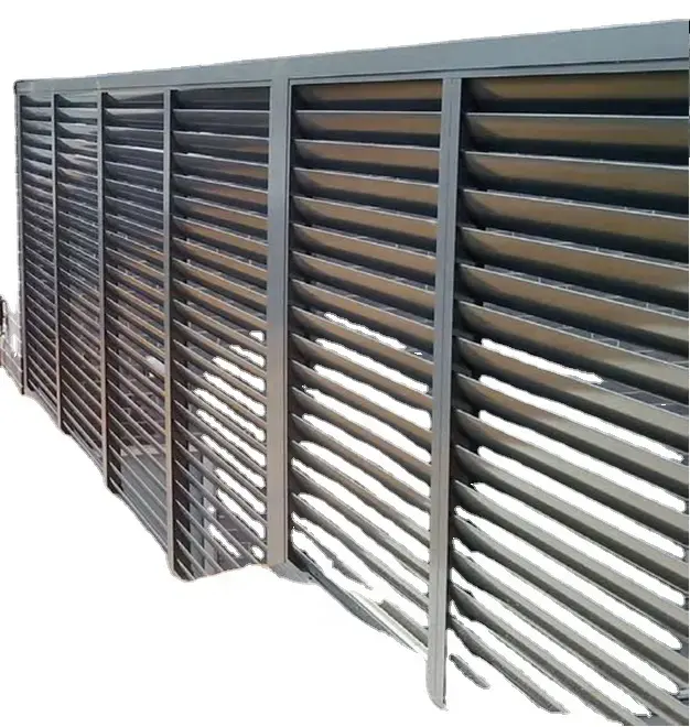 Aluminium Window Shutter Louver Panel Profile für Brasilien Profil Aluminium Pour Portail