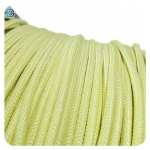 Corde tressée en aramide ignifuge personnalisable de 10mm 6mm 12mm Spécifications pour la traction de mine de charbon fabriquée en <span class=keywords><strong>fibre</strong></span> Technora ignifuge - Product Image 5