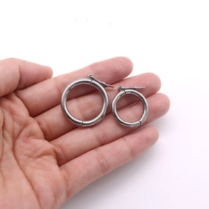 Hebillas de joyería de acero inoxidable yunnique, cierres redondos para hacer pulseras, tamaño grande y pequeño, GZY PJ0007 - Product Image 4